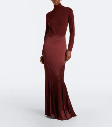 Max Mara Silk satin maxi skirt | Thumbnail 5 Max Mara Silk satin maxi skirt | Thumbnail 5