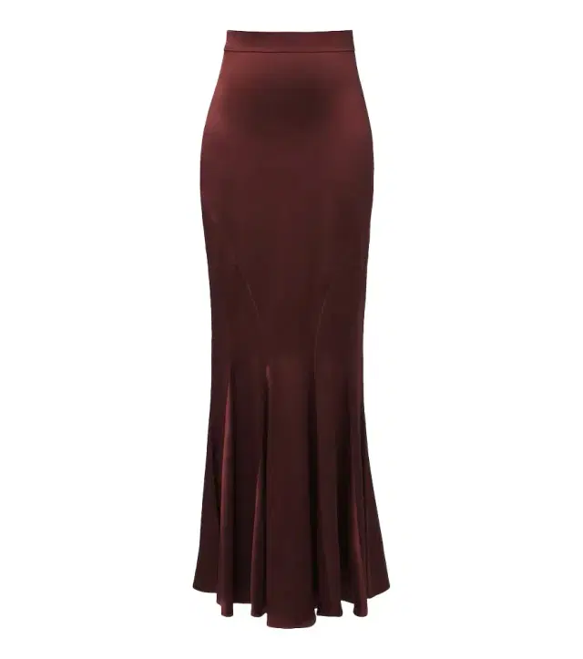 Max Mara Silk satin maxi skirt