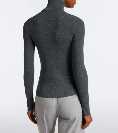 Max Mara Ribbed-knit virgin wool sweater | Thumbnail 2
