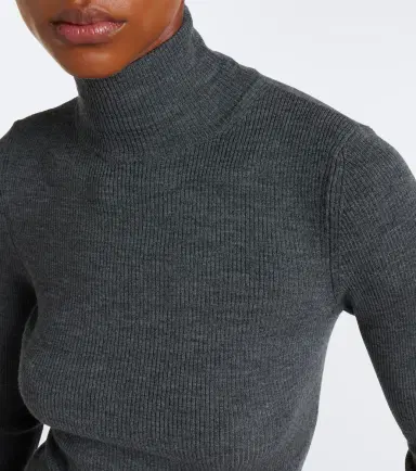 Max Mara Ribbed-knit virgin wool sweater | Thumbnail 3
