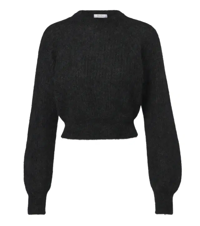 Max Mara Cropped mohair and wool-blend sweater