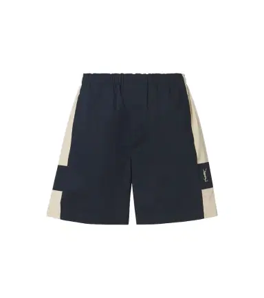 Saint Laurent Cassandre cotton canvas shorts | Thumbnail 1