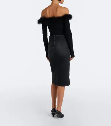 Gucci Denim midi skirt | Thumbnail 6 Gucci Denim midi skirt | Thumbnail 6