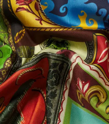 ALÉMAIS Alémais Ace printed silk scarf | Thumbnail 3 ALÉMAIS Alémais Ace printed silk scarf | Thumbnail 3