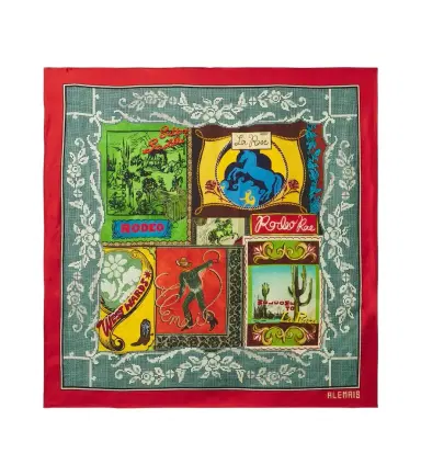 ALÉMAIS Alémais Ace printed silk scarf | Thumbnail 1 ALÉMAIS Alémais Ace printed silk scarf | Thumbnail 1
