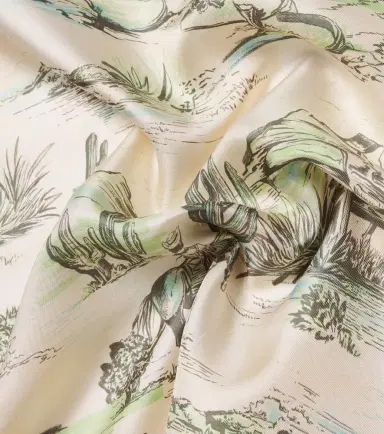 ALÉMAIS Alémais Scout printed silk scarf | Thumbnail 2