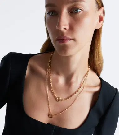 Foundrae Belcher Small 18kt gold chain necklace | Thumbnail 4