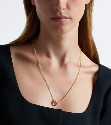 Foundrae Belcher Small 18kt gold chain necklace | Thumbnail 5