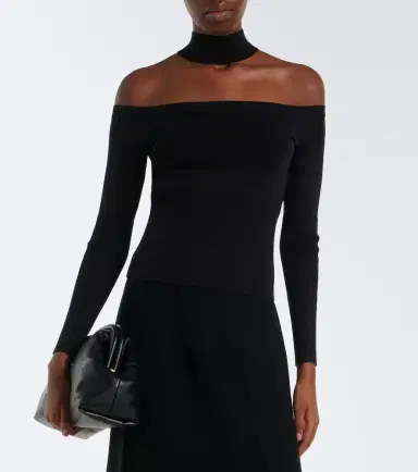 Simkhai Lila off-shoulder ribbed-knit top | Thumbnail 2