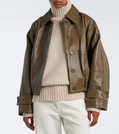 RÓHE Róhe Leather blouson jacket | Thumbnail 7
