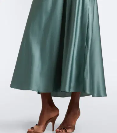 DÔEN Dôen Fiona lace-trimmed silk satin slip dress | Thumbnail 2 DÔEN Dôen Fiona lace-trimmed silk satin slip dress | Thumbnail 2
