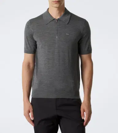 Prada Virgin wool polo sweater | Thumbnail 2