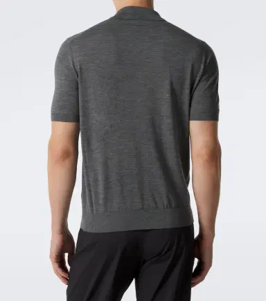 Prada Virgin wool polo sweater | Thumbnail 4
