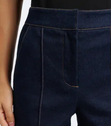 Veronica Beard Kimra cropped flared jeans | Thumbnail 6