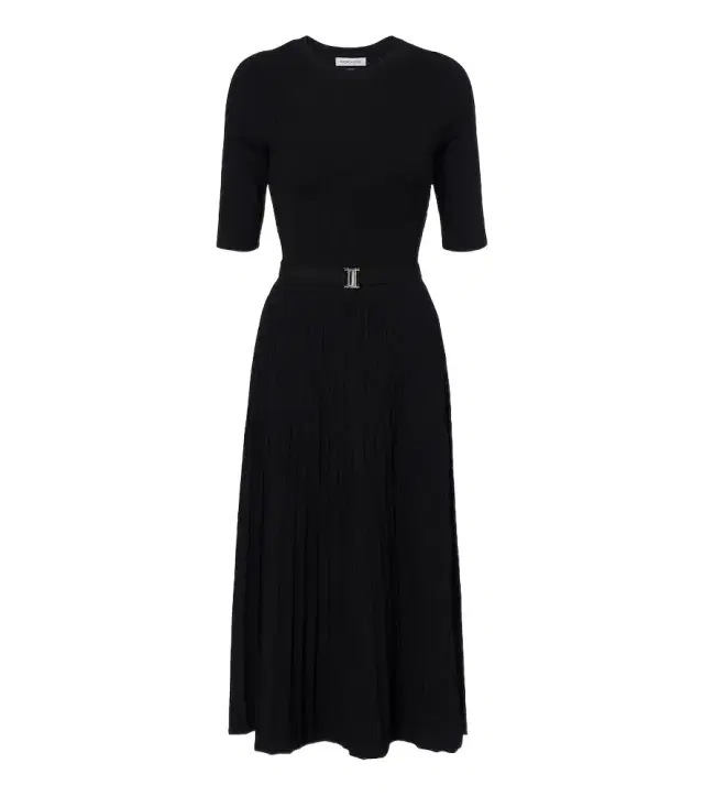 Veronica Beard Elthea belted ribbed-knit midi dress