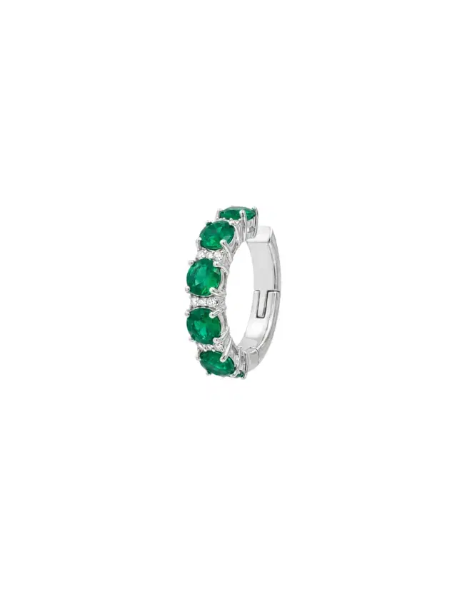 Wish Fine Jewelry 1.95ct Emerald Diamond 18K Gold Statement Ear Cuff