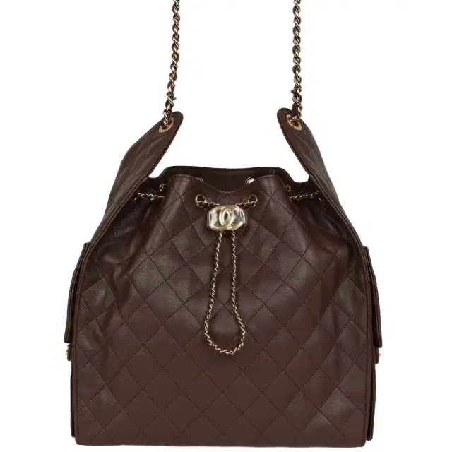 Chanel Chanel Medium 25 Hobo Bag Dark Brown Caviar Gold Hardware