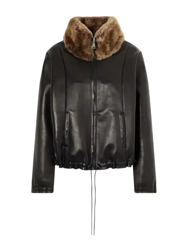 STOULS So Linda Shearling-trimmed Leather Jacket