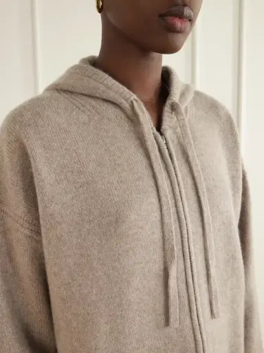 Arch4 Isolde Hooded Cashmere Zip-up Cardigan | Thumbnail 5 Arch4 Isolde Hooded Cashmere Zip-up Cardigan | Thumbnail 5