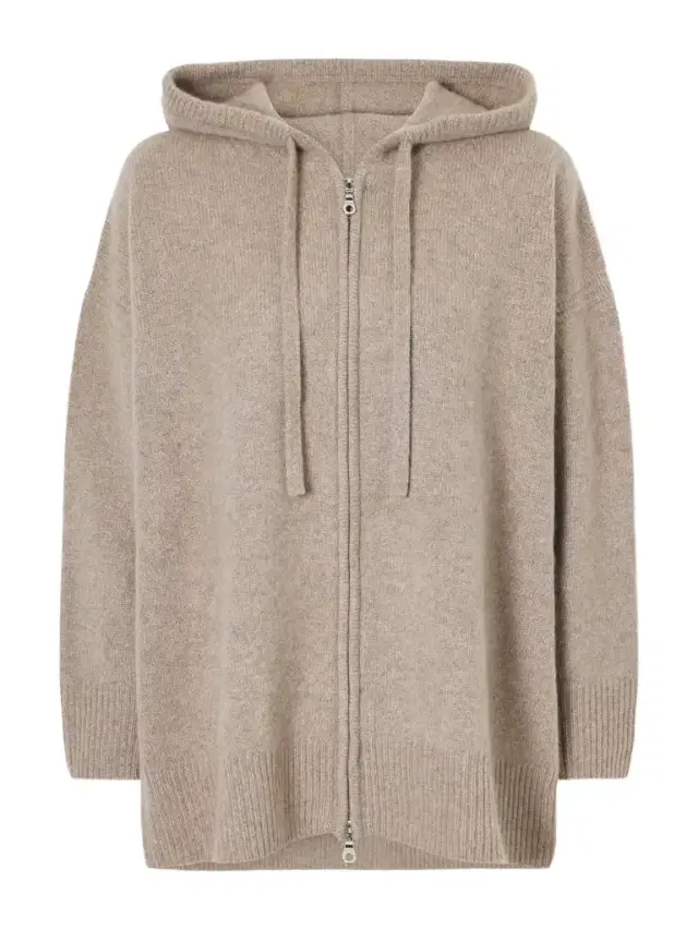 Arch4 Isolde Hooded Cashmere Zip-up Cardigan