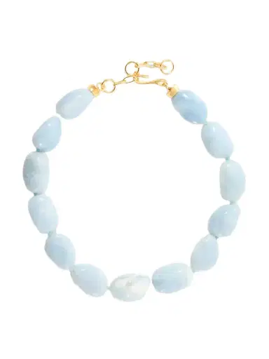 Lizzie Fortunato Sea And Sky Gold-plated Amazonite And Opal Necklace | Thumbnail 1