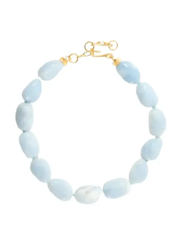 Lizzie Fortunato Sea And Sky Gold-plated Amazonite And Opal Necklace