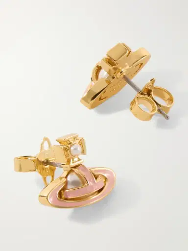 Vivienne Westwood Simonetta Gold-tone Earrings | Thumbnail 3