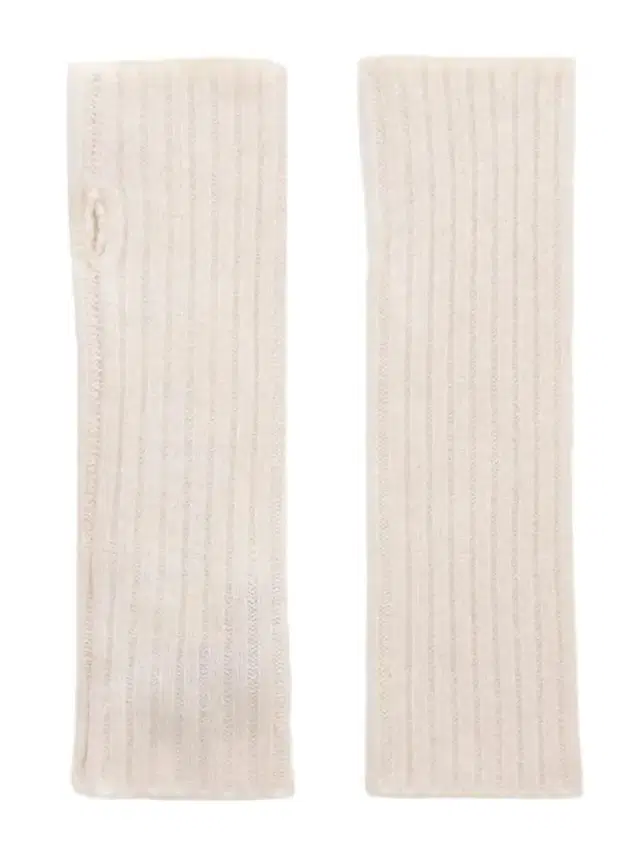 Yves Salomon Ribbed Cashmere Fingerless Mittens