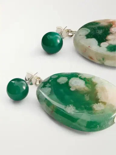 Completedworks Time Will Say Nothing But "i Told You So" Silver-plated Agate Earrings | Thumbnail 3