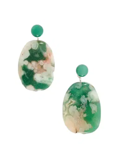 Completedworks Time Will Say Nothing But "i Told You So" Silver-plated Agate Earrings | Thumbnail 1