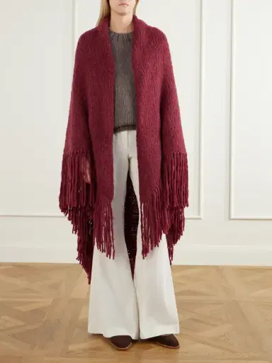 Gabriela Hearst Lauren Fringed Cashmere Wrap | Thumbnail 2