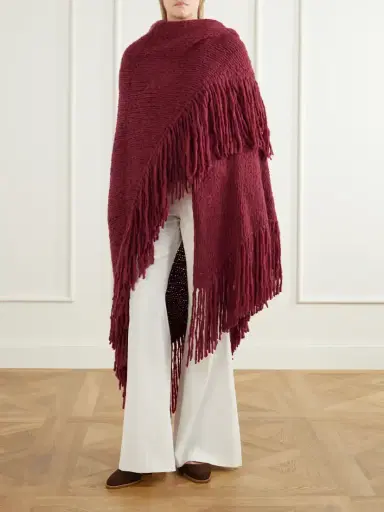 Gabriela Hearst Lauren Fringed Cashmere Wrap | Thumbnail 3