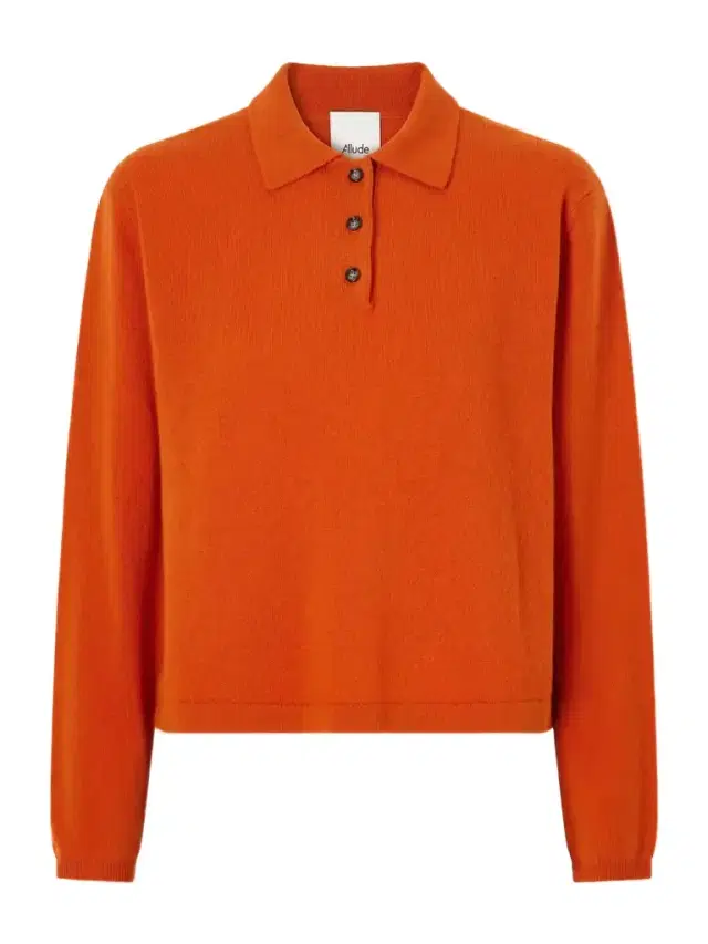 Allude Cashmere Polo Sweater