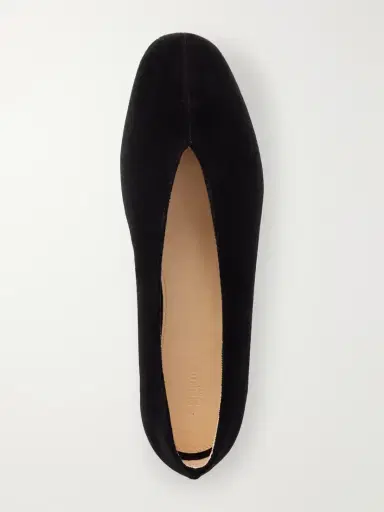 Le Monde Béryl Olympia Cotton-velvet Flats | Thumbnail 6 Le Monde Béryl Olympia Cotton-velvet Flats | Thumbnail 6