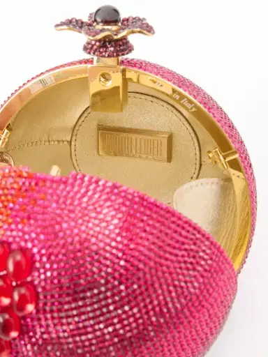 Judith Leiber Couture Pomegranate Crystal-embellished Gold-tone Clutch | Thumbnail 6