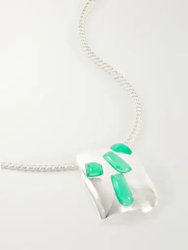 Completedworks Cobblestones Silver-plated Resin Pendant Necklace | Thumbnail 4