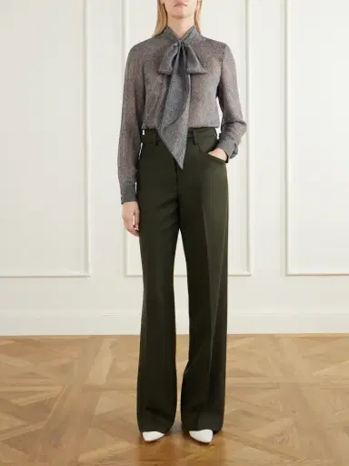 Gabriela Hearst Shildon Printed Silk-satin Blouse | Thumbnail 2 Gabriela Hearst Shildon Printed Silk-satin Blouse | Thumbnail 2
