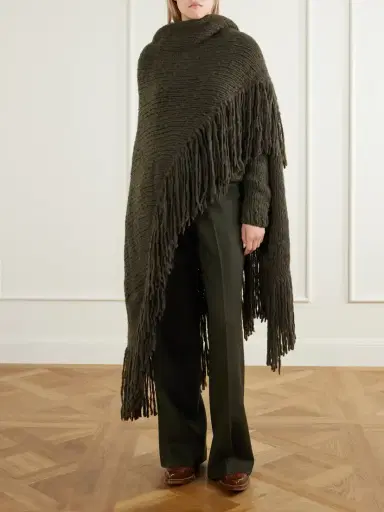 Gabriela Hearst Lauren Fringed Cashmere Wrap | Thumbnail 3