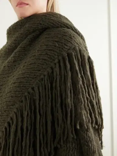 Gabriela Hearst Lauren Fringed Cashmere Wrap | Thumbnail 4
