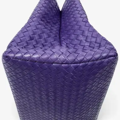Bottega Veneta Bottega Veneta Milano Purple Calf Leather Tote Bag by The Solist | Thumbnail 7