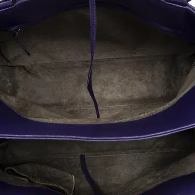 Bottega Veneta Bottega Veneta Milano Purple Calf Leather Tote Bag by The Solist | Thumbnail 8
