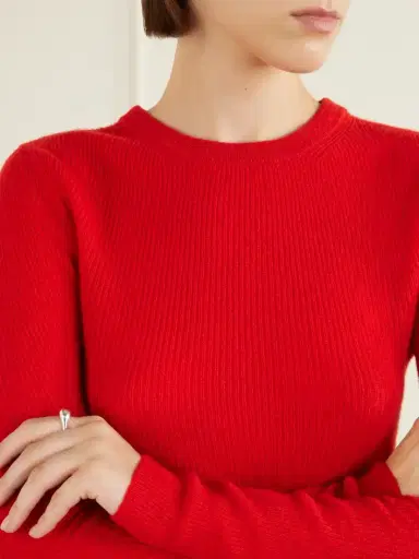 Citizens of Humanity Alessia Ribbed Wool And Cashmere-blend Sweater | Thumbnail 4