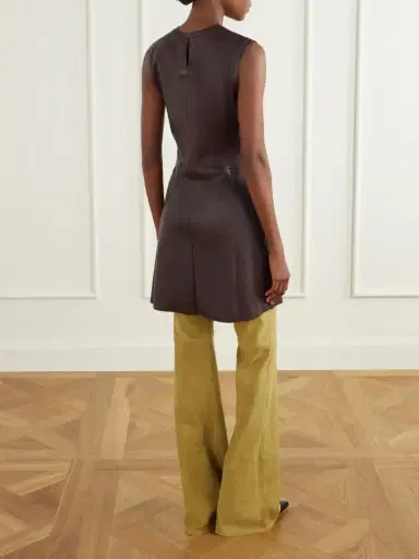STOULS Dollie Paneled Leather Mini Dress | Thumbnail 3 STOULS Dollie Paneled Leather Mini Dress | Thumbnail 3