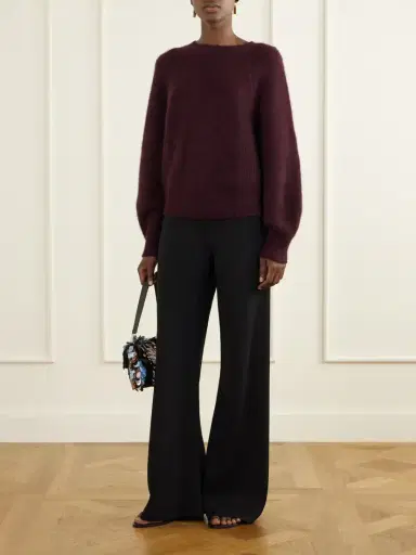 Staud Stroll Crepe Wide-leg Pants | Thumbnail 2