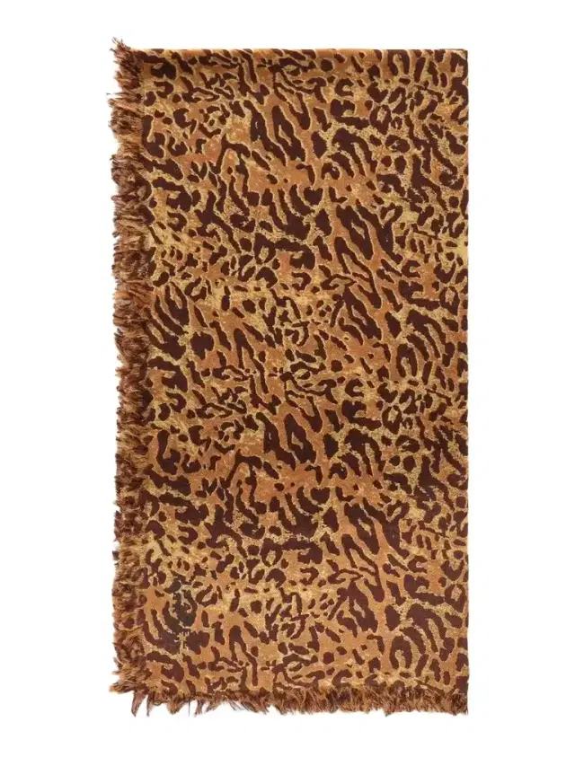Isabel Marant Alecia Leopard-print Wool And Cashmere-blend Scarf