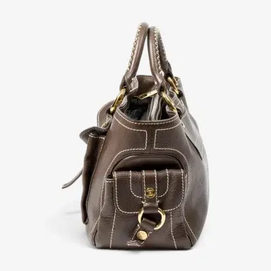 Celine Celine Boogie Brown Calf Leather Top Handle by The Solist | Thumbnail 3
