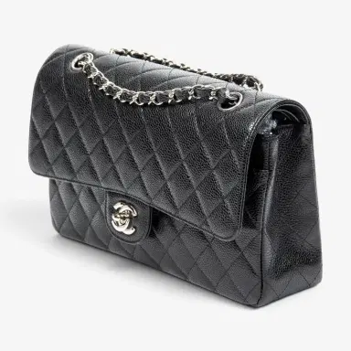 Chanel Chanel Classic Black Calf Leather Double Flap Bag by The Solist | Thumbnail 2