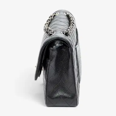 Chanel Chanel Classic Black Calf Leather Double Flap Bag by The Solist | Thumbnail 3