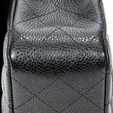Chanel Chanel Classic Black Calf Leather Double Flap Bag by The Solist | Thumbnail 8