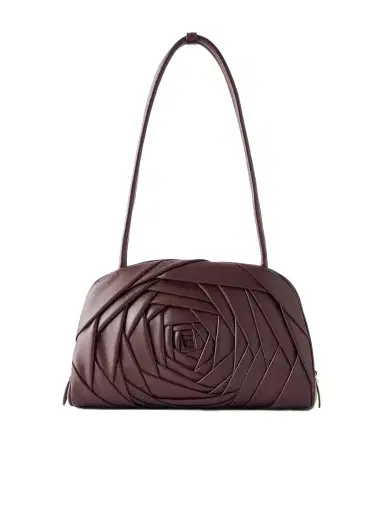 Roger Vivier Roseline Leather Shoulder Bag | Thumbnail 1 Roger Vivier Roseline Leather Shoulder Bag | Thumbnail 1
